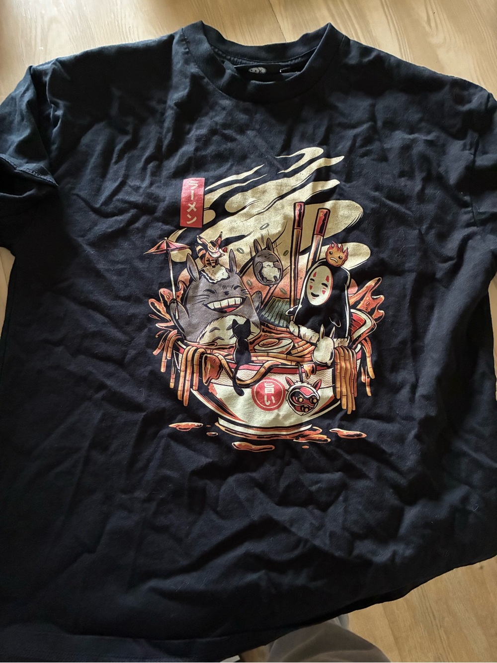 Black Graphic studio ghibli unisex tee